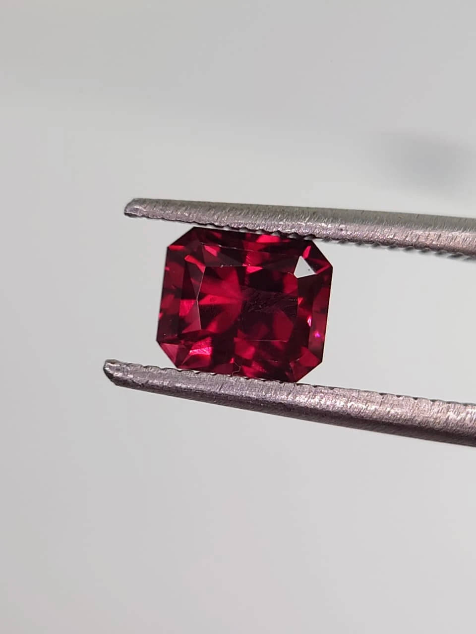 1.3ct Natural Red Umbalite Garnet from Tanzania — view 6